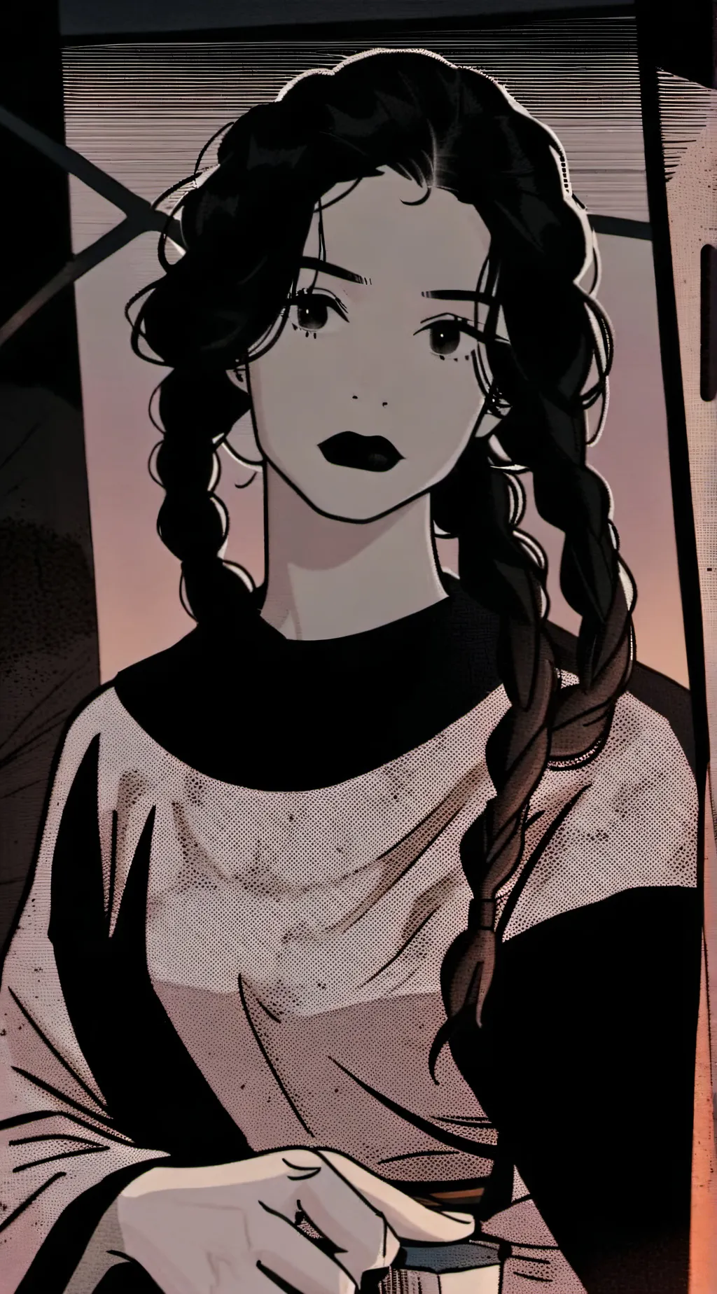 ai character: Wednesday background