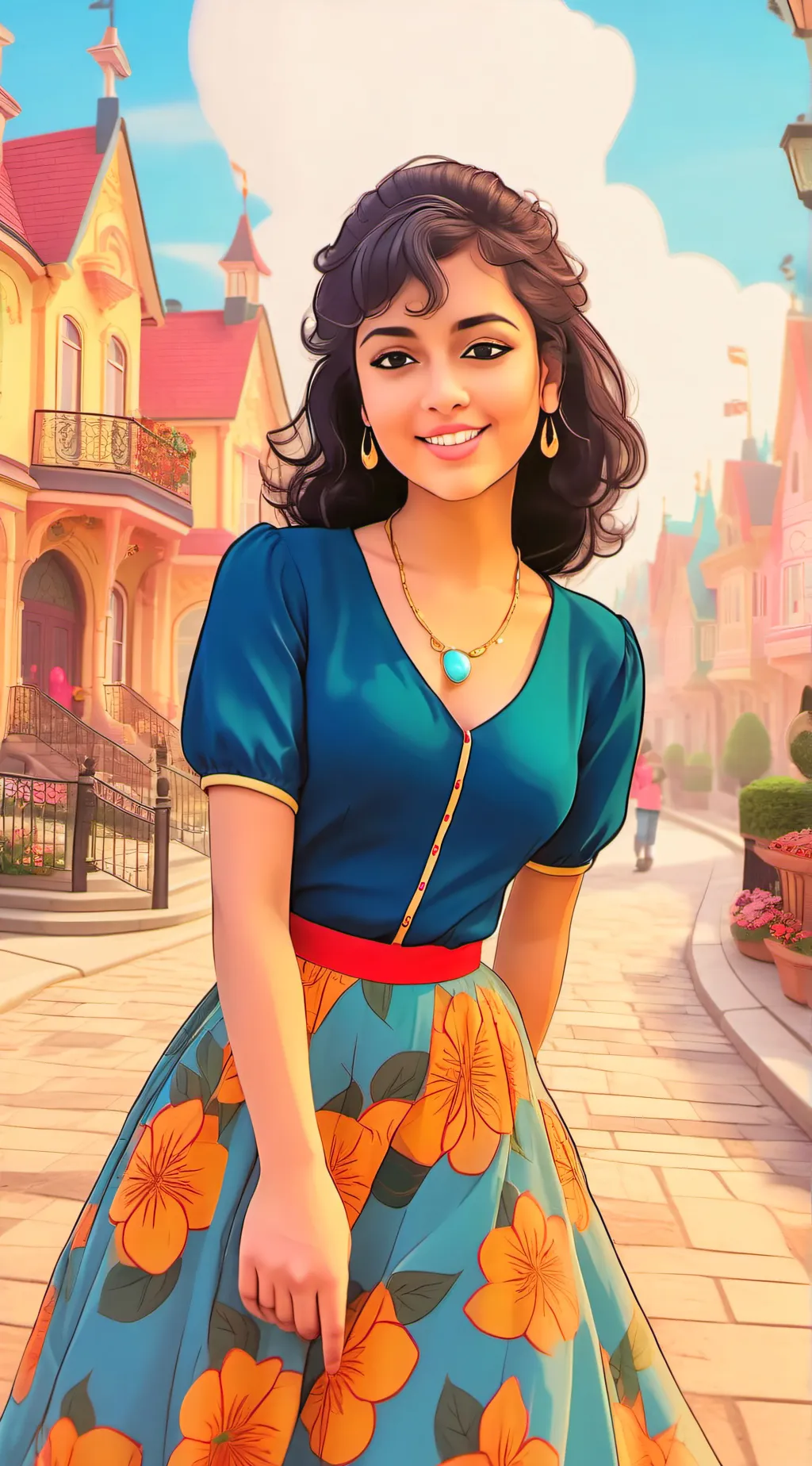 ai character: soudarya  background