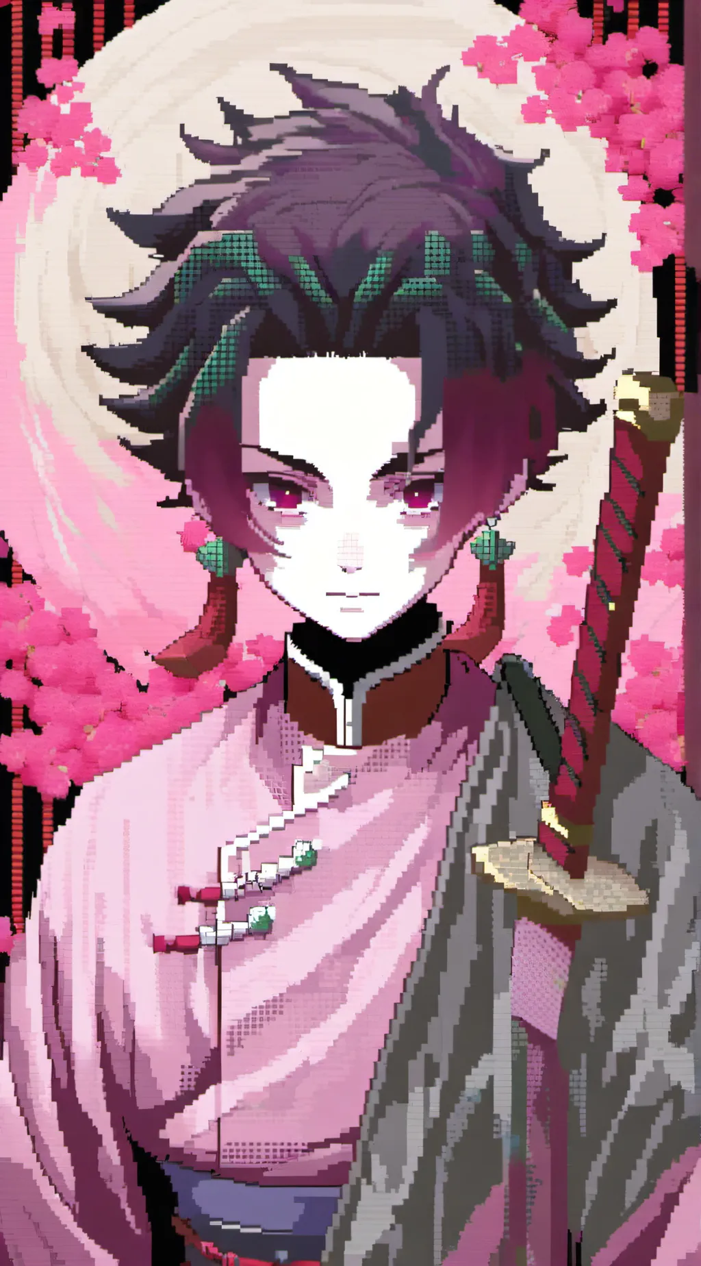 ai character: demon slayer background