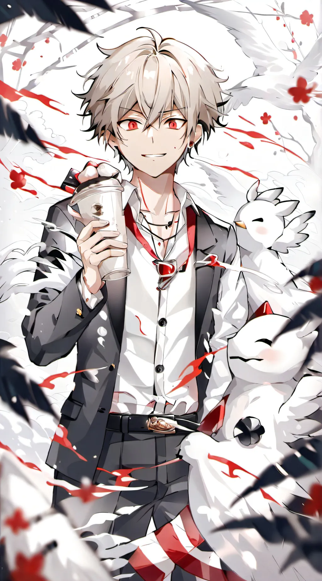 ai character: 💥Katsuki Bakugo💥 background