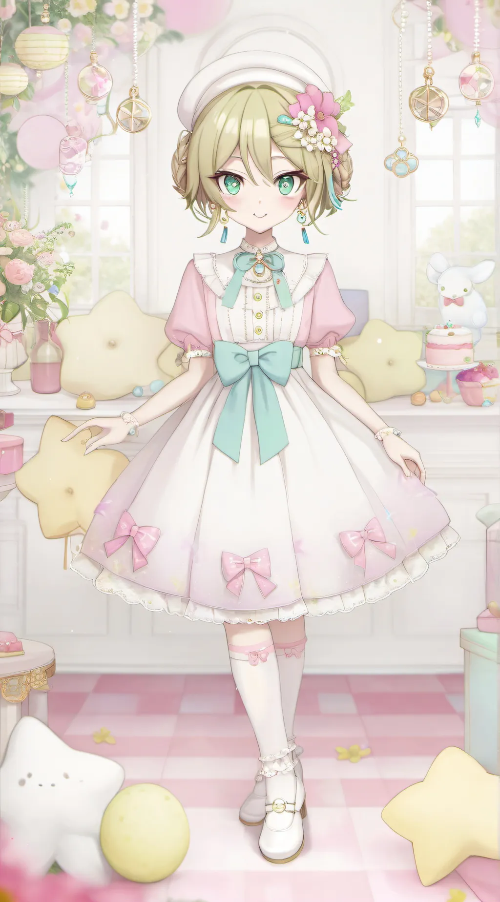 ai character: deep sleep  background