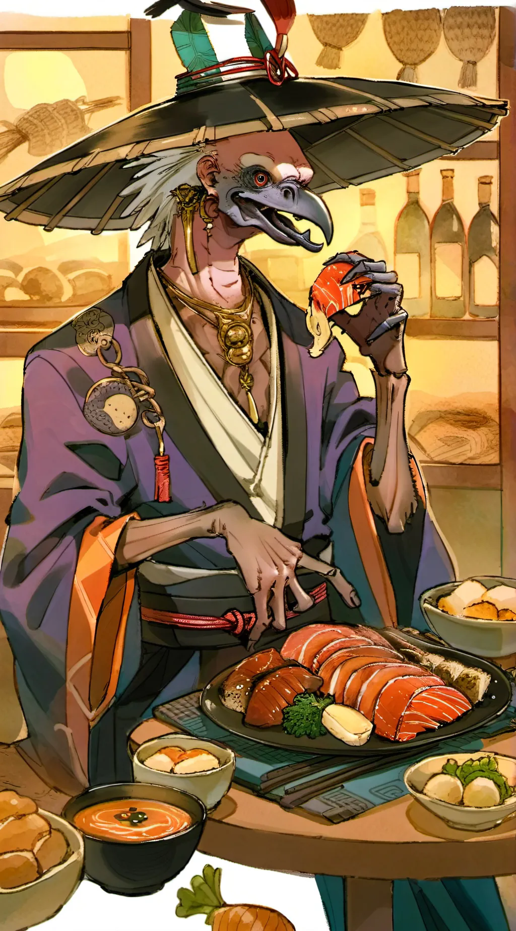 ai character: Blade background