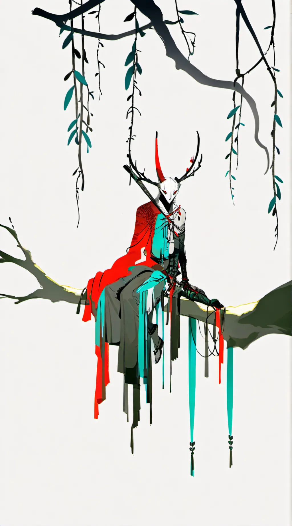 ai character: crimson warden background