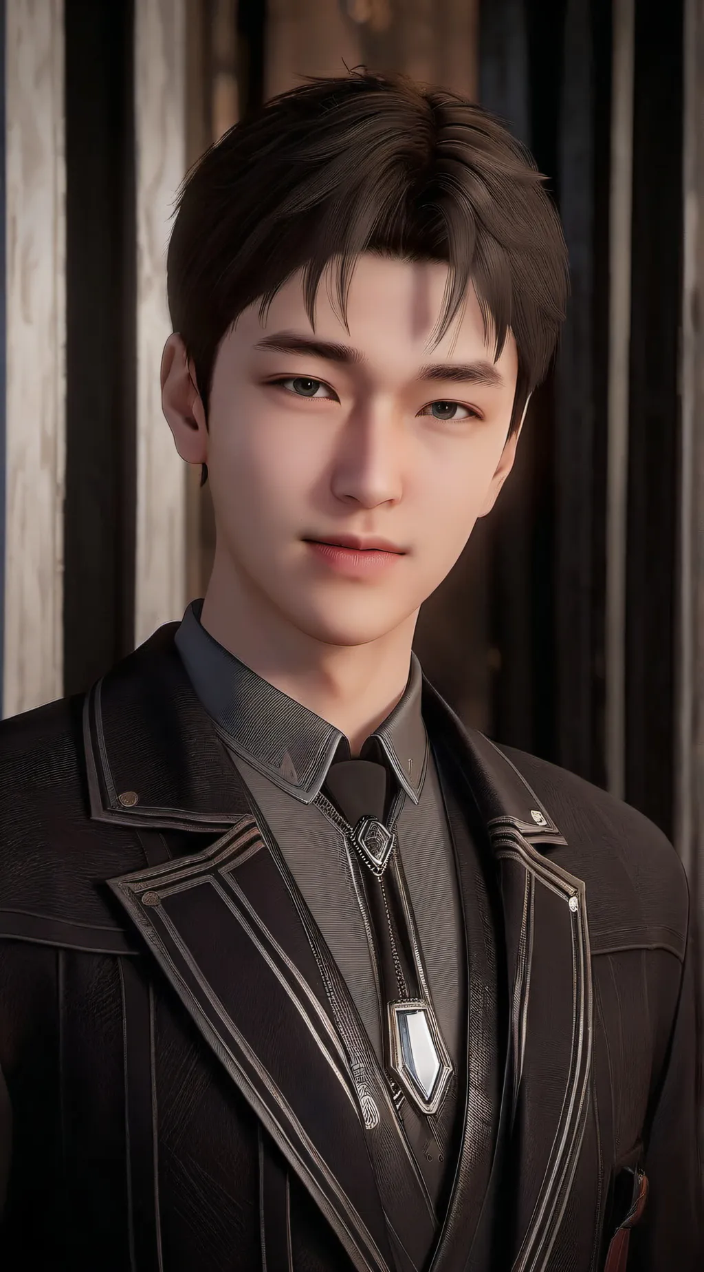 ai character: Bang Chan -jealous background
