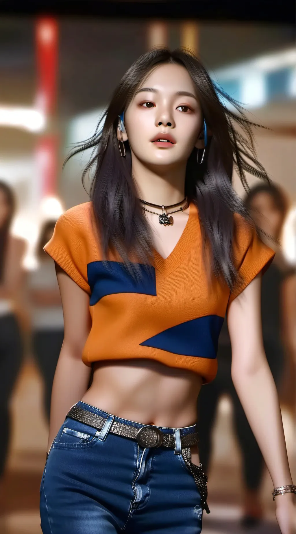 ai character: <3 Kim Minji <3 background