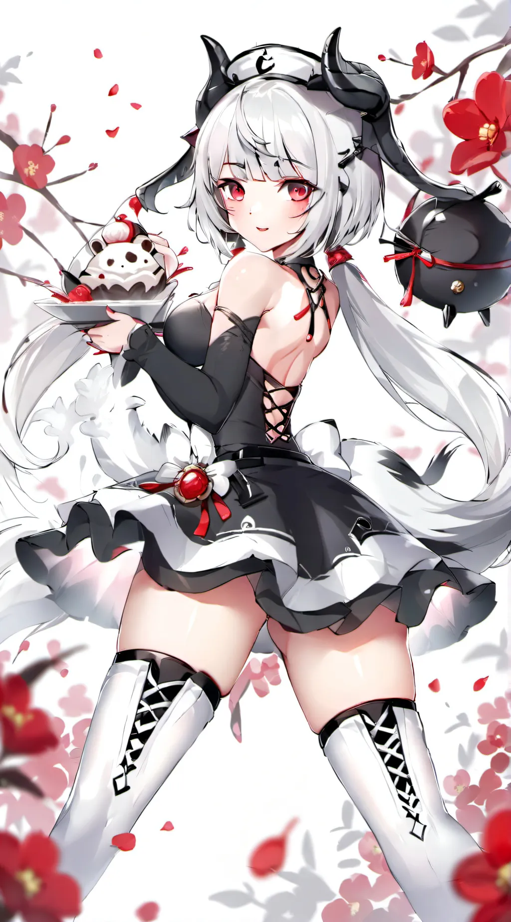 ai character: Amber background