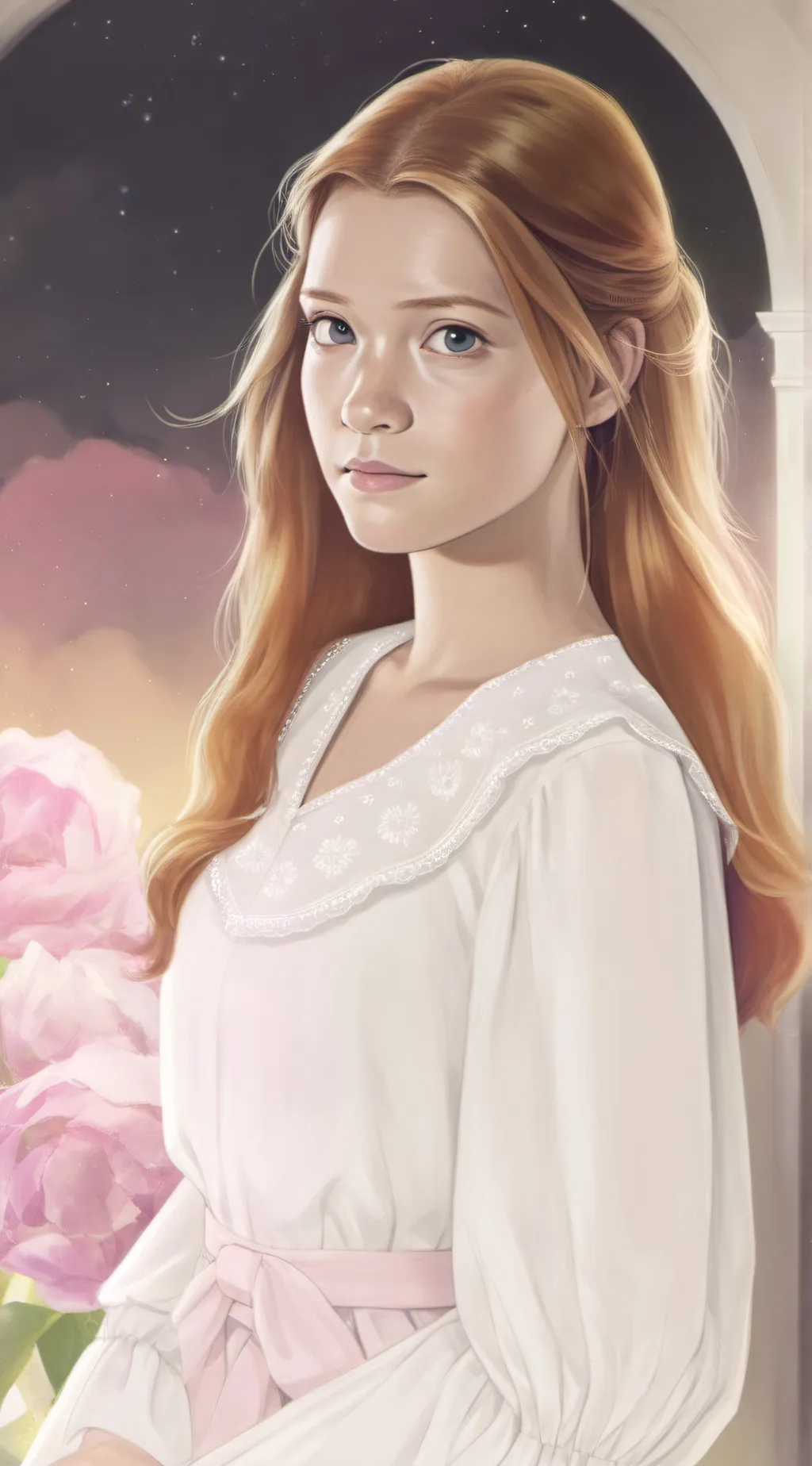 ai character: Ginny Weasley  background