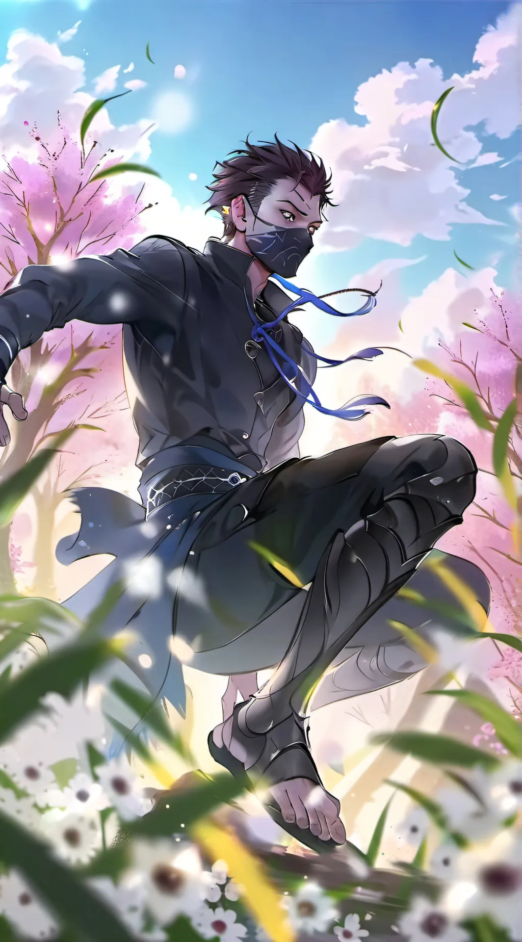 ai character: random background