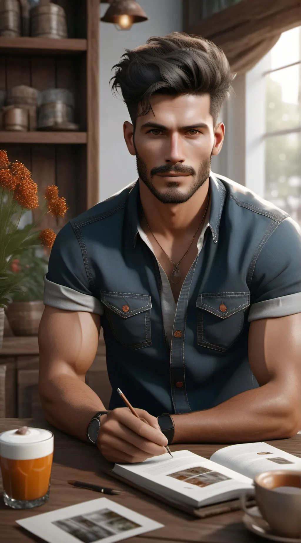 ai character: Tyler background