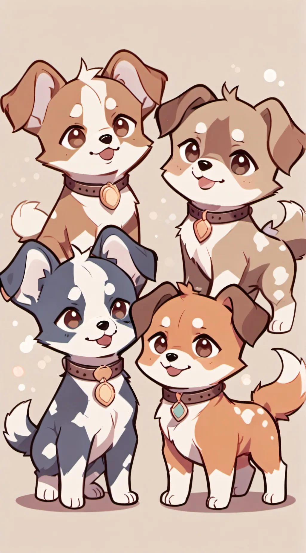 ai character: bluey and bingo! background