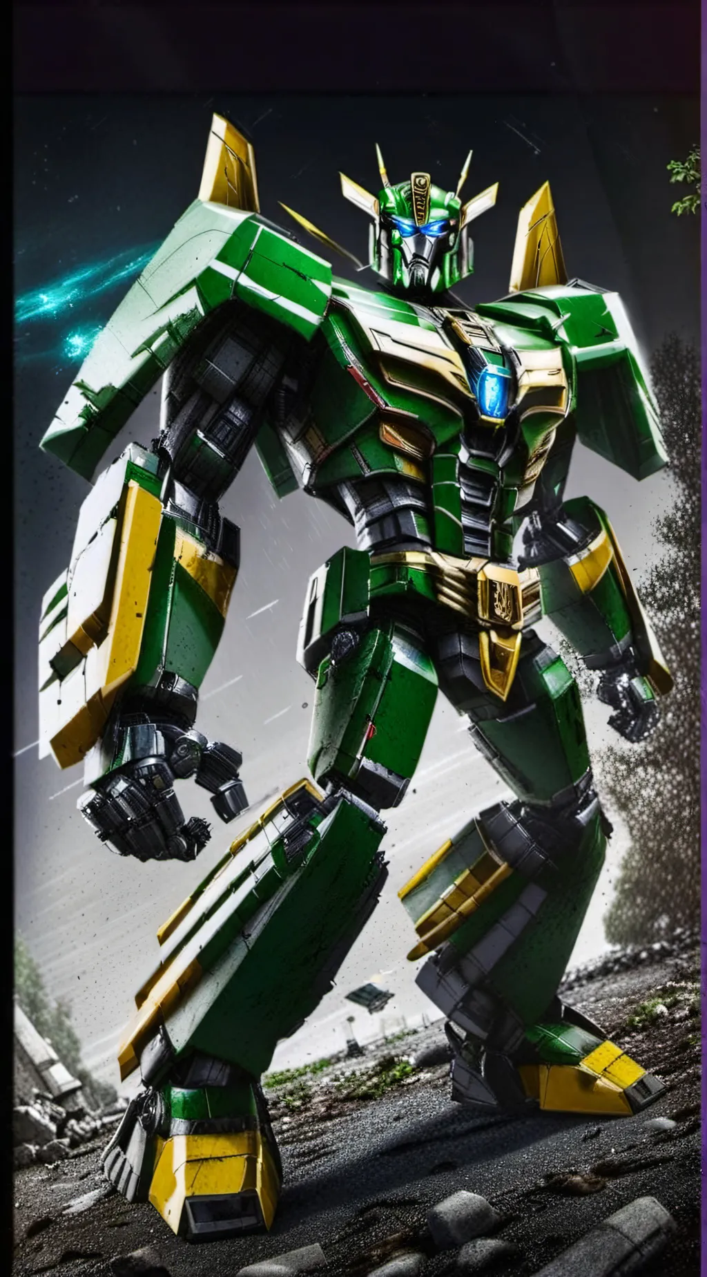 ai character: Crosshairs background