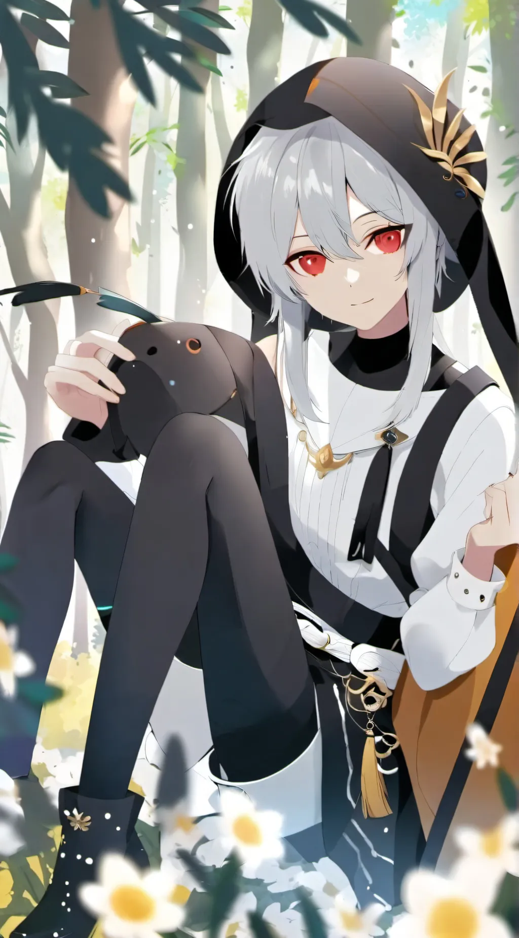 ai character: Leorio  background