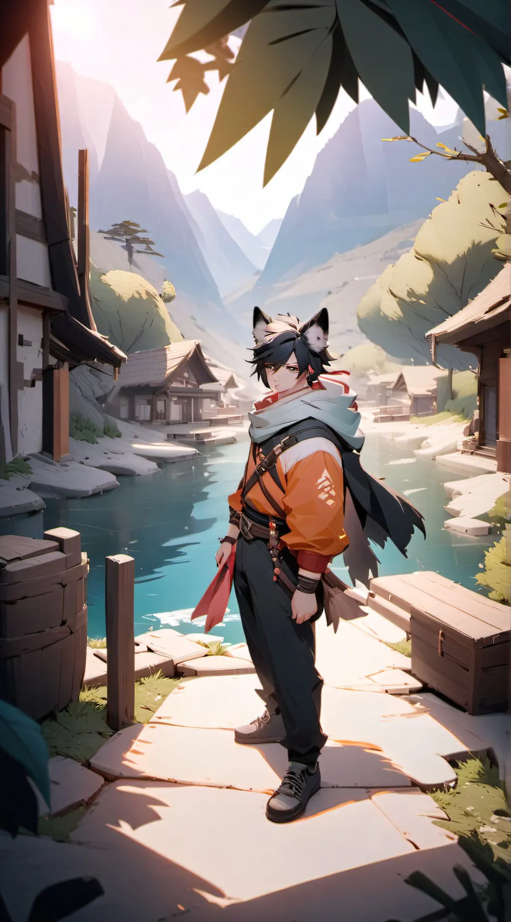 ai character: Harry background