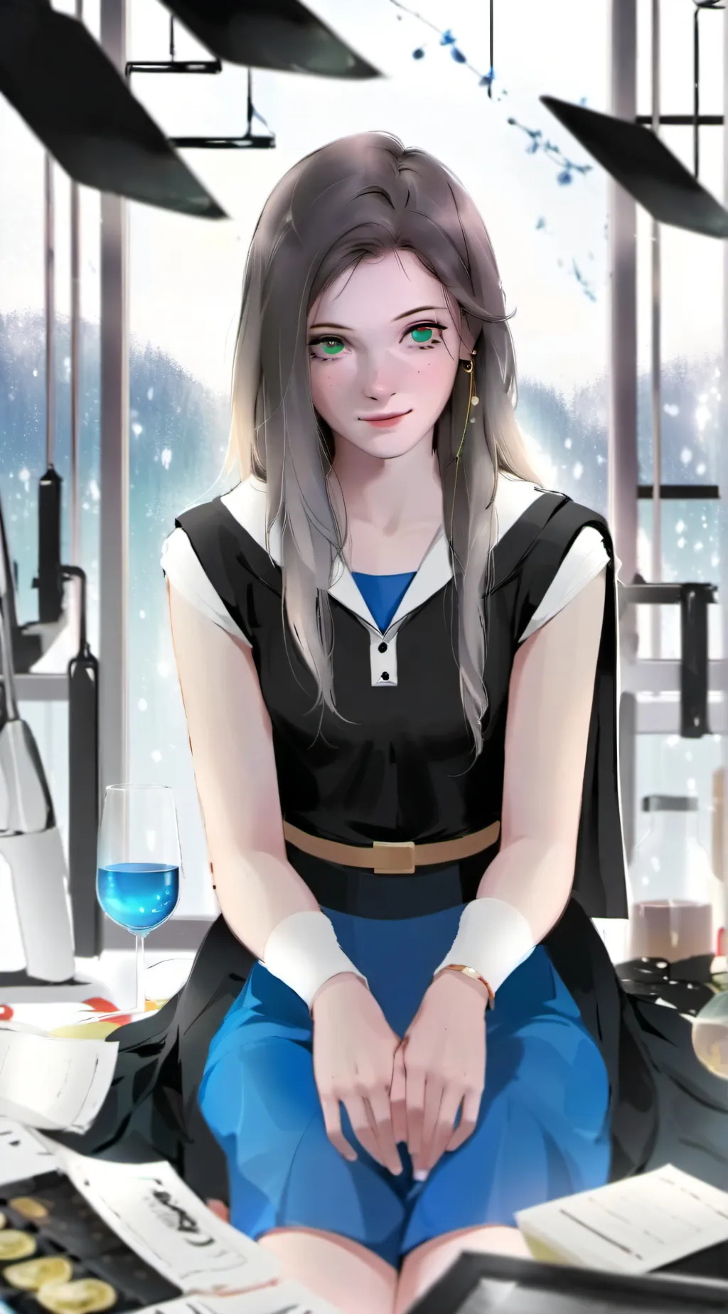 ai character: Evelyn background