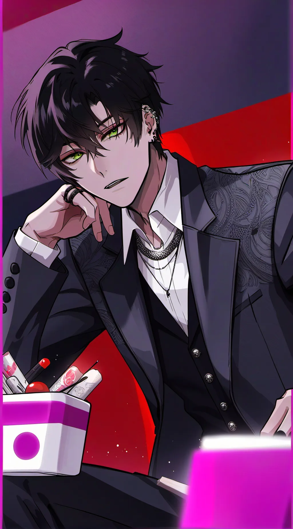 ai character: kyle background