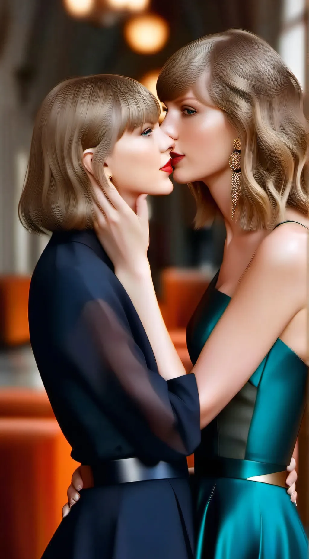 ai character: Taylor swift  background