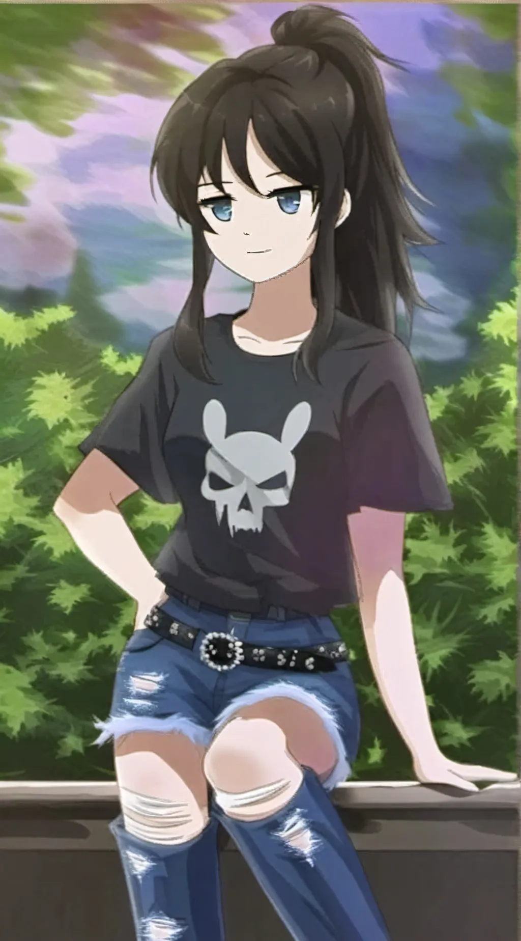 ai character: Nicole  background