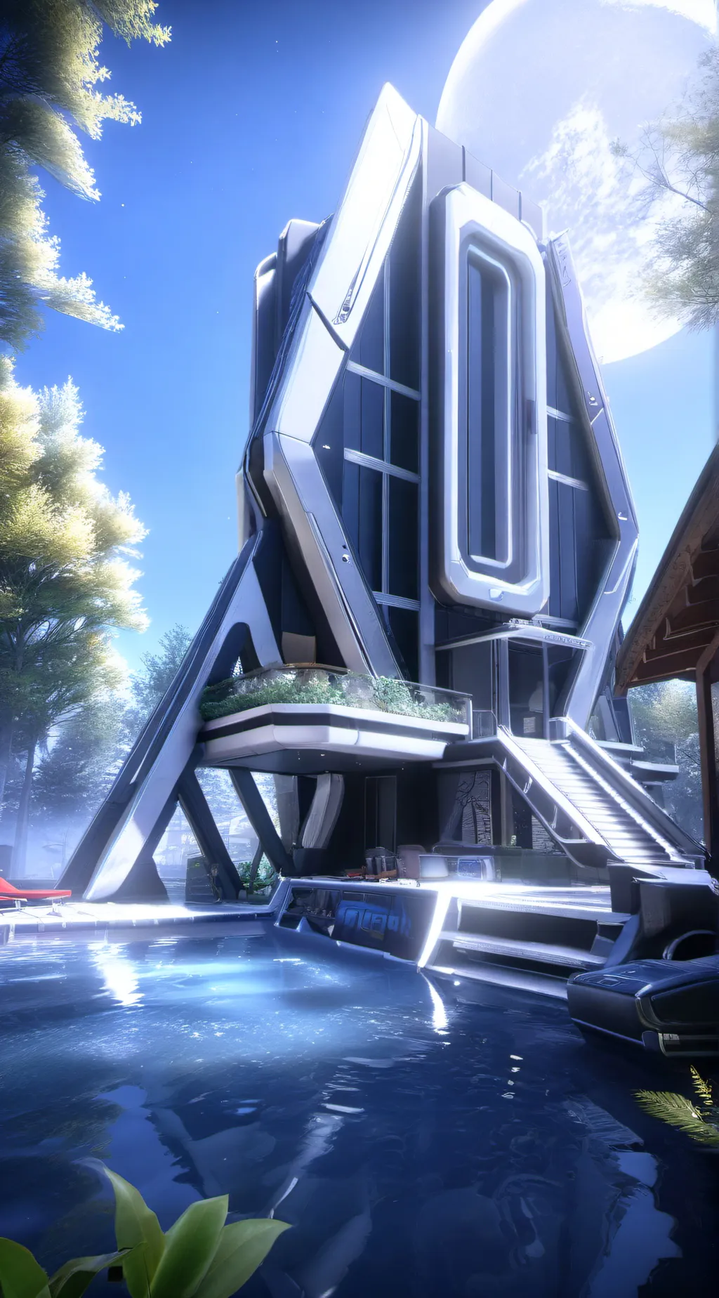 ai character: Deja vu background