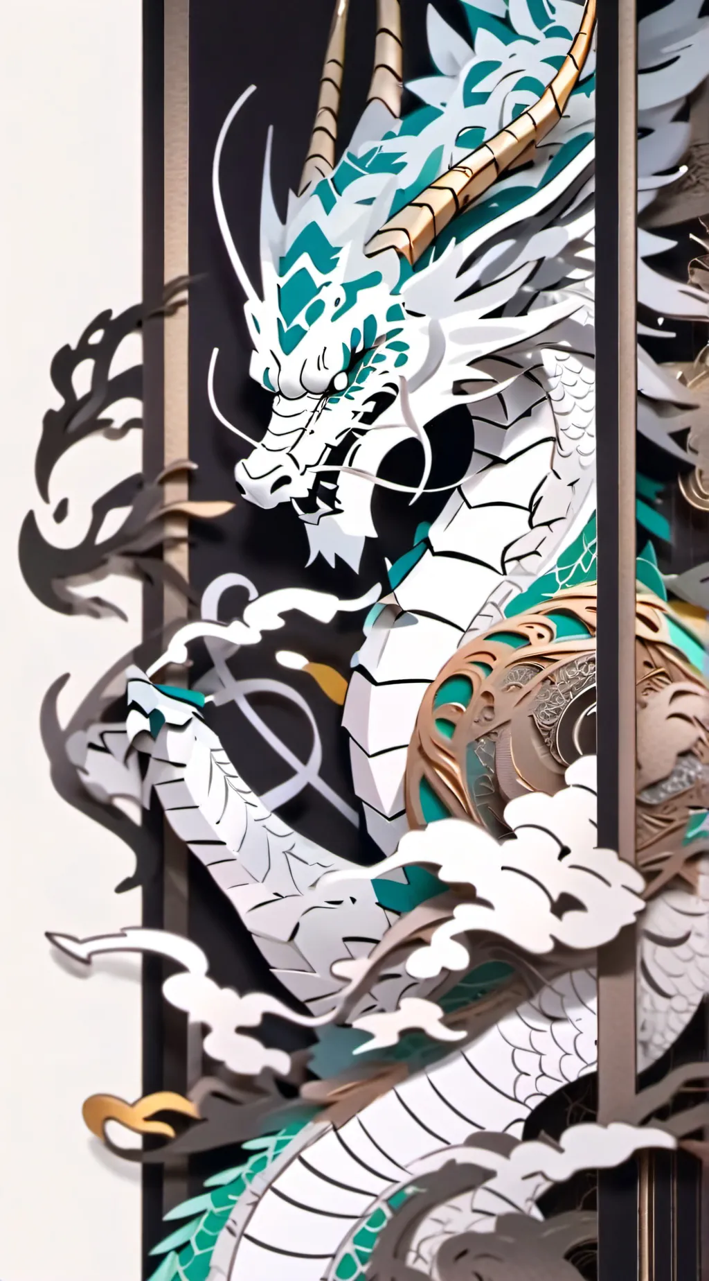ai character: Dragon puppeteer  background