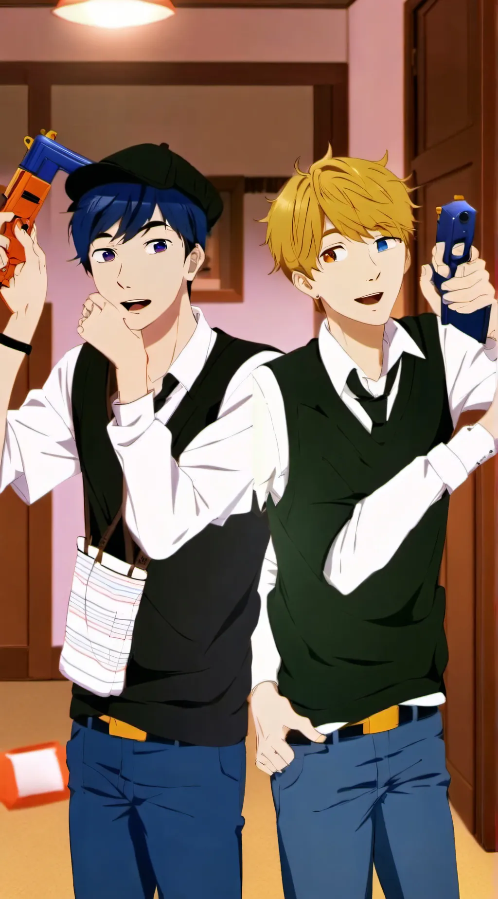 ai character: murder mystery background