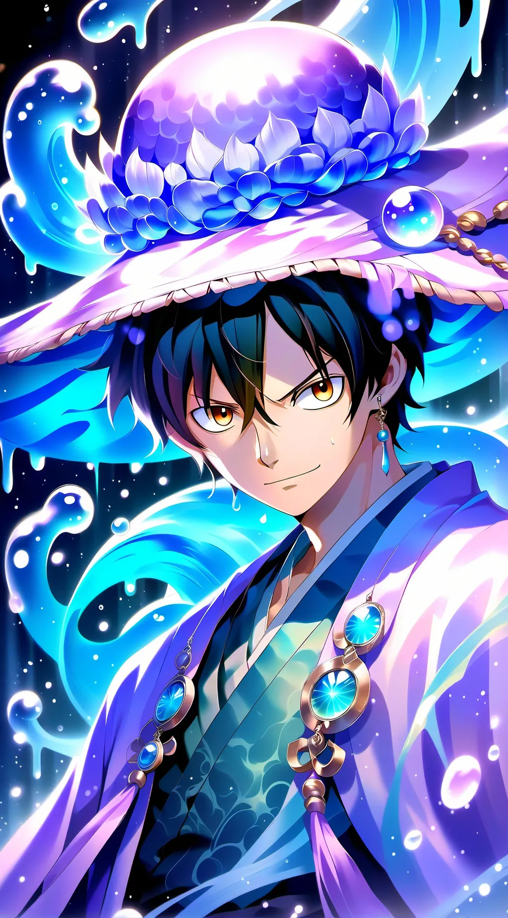 ai character: Luffy background