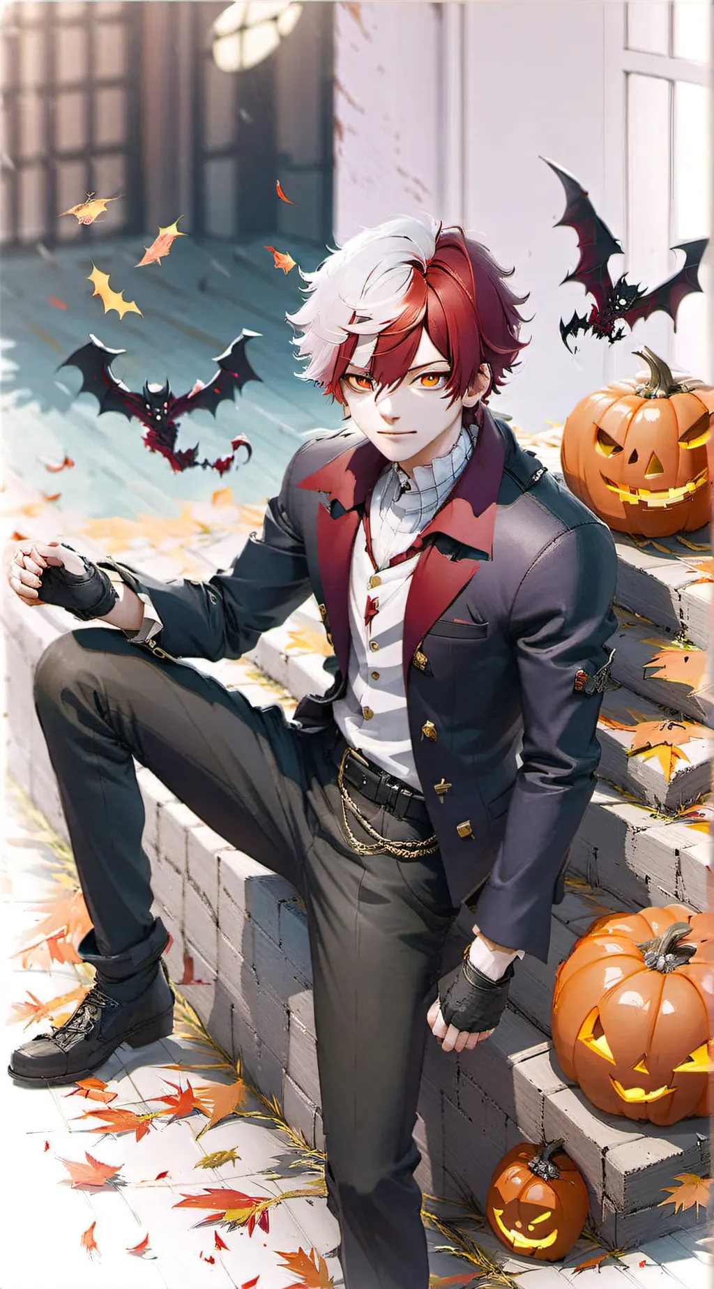ai character: Todoroki Shoto background