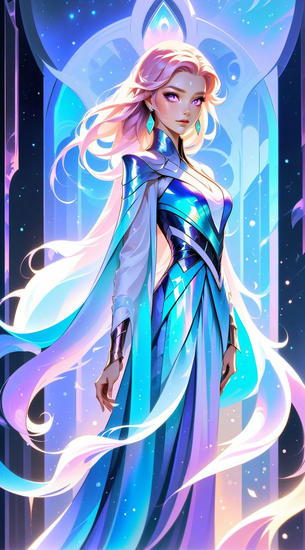 ai character: Magic  background