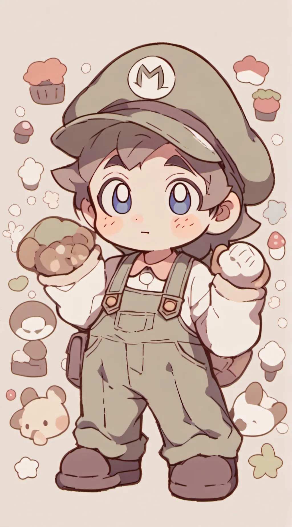 ai character: Smg4 crew sad background