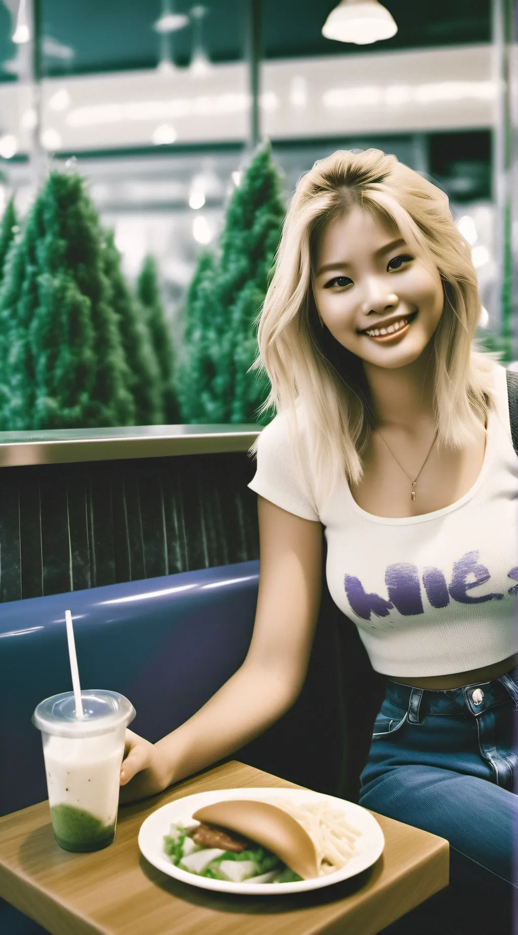 ai character: ec greennut muffin background