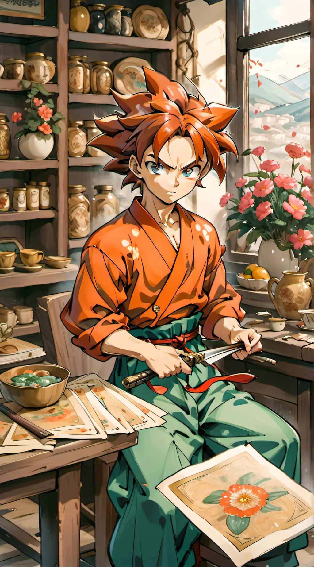 ai character: mha sing or die  background