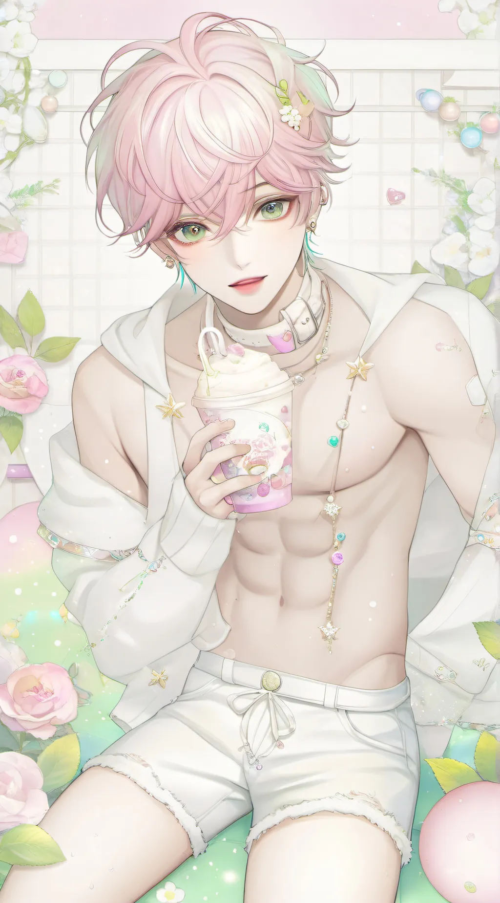 ai character: lunar and evil lun background