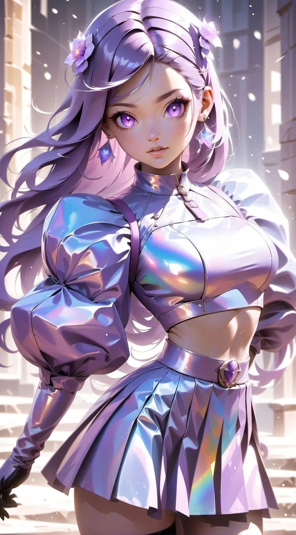 ai character: Girl bully ￼ background