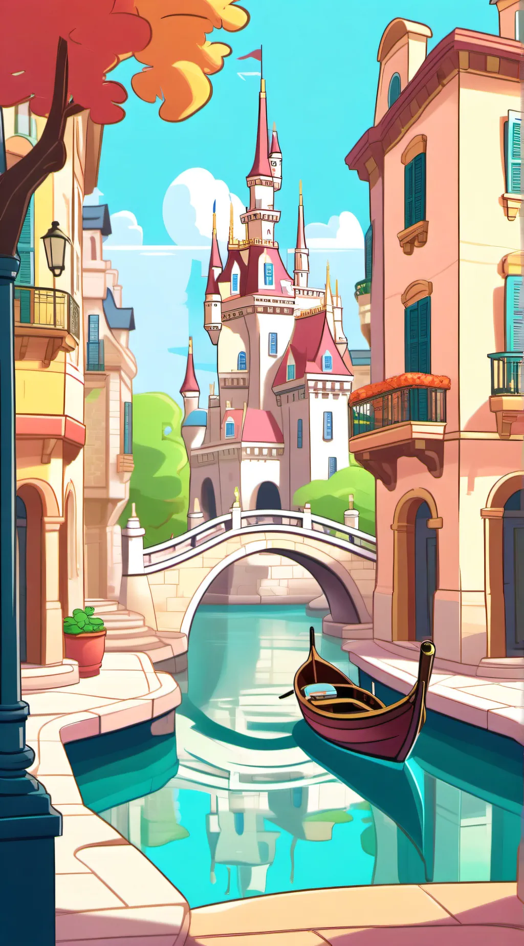 ai character: Inside Out Island  background