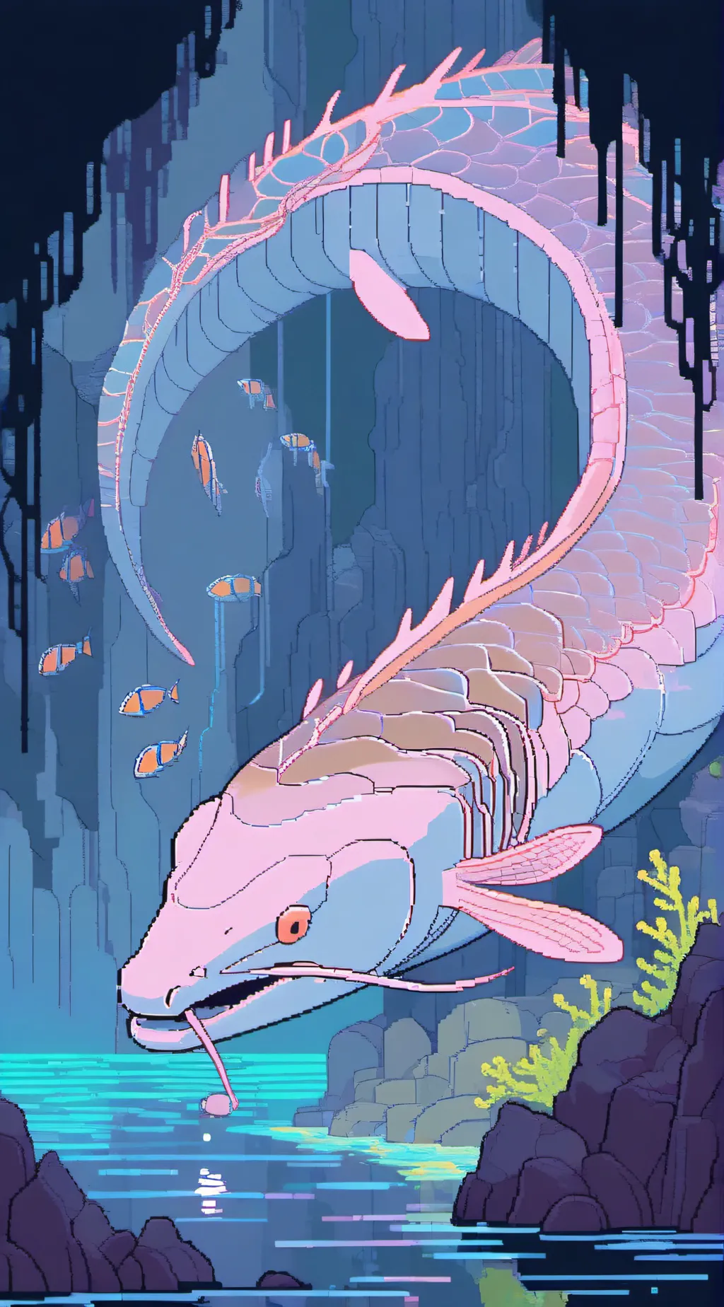 ai character: Eel background