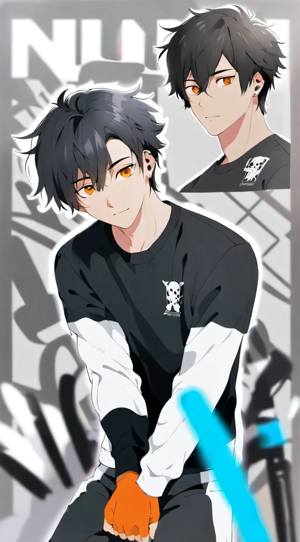 ai character: Hero background