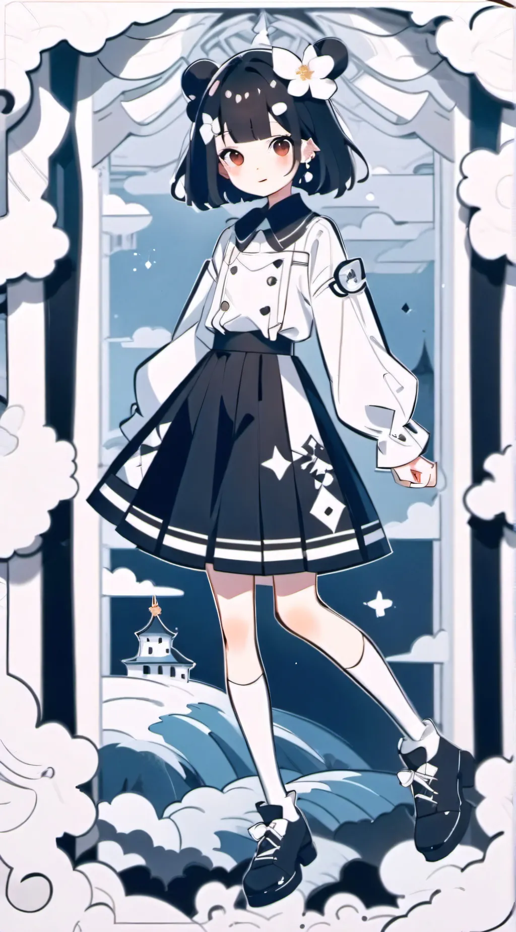 ai character: Me irl background