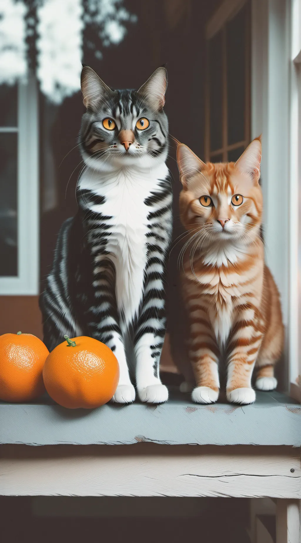 ai character: Tempe and Orion. background