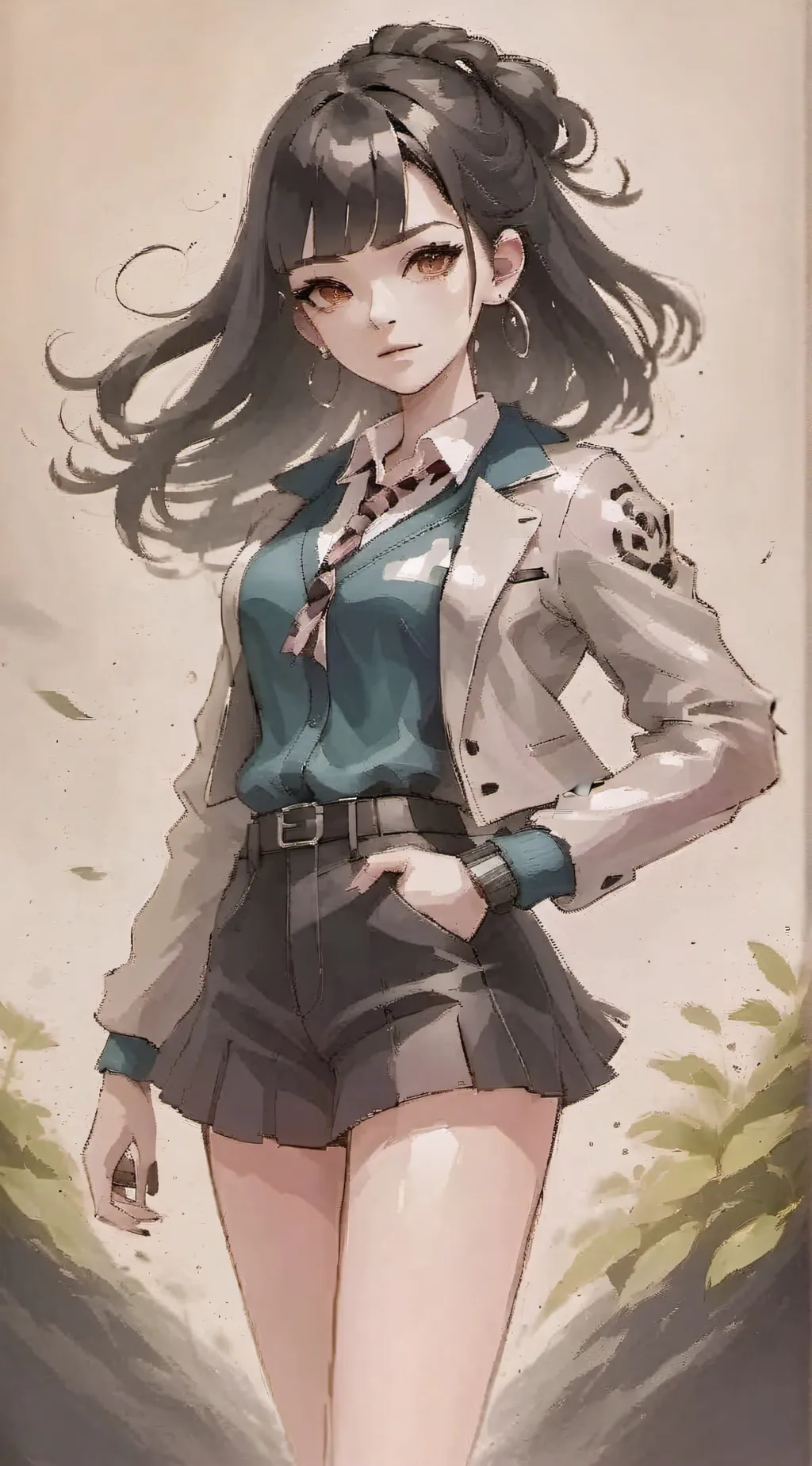 ai character: Velvet background