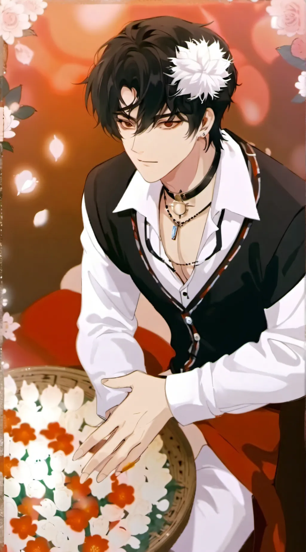 ai character: zack !  background