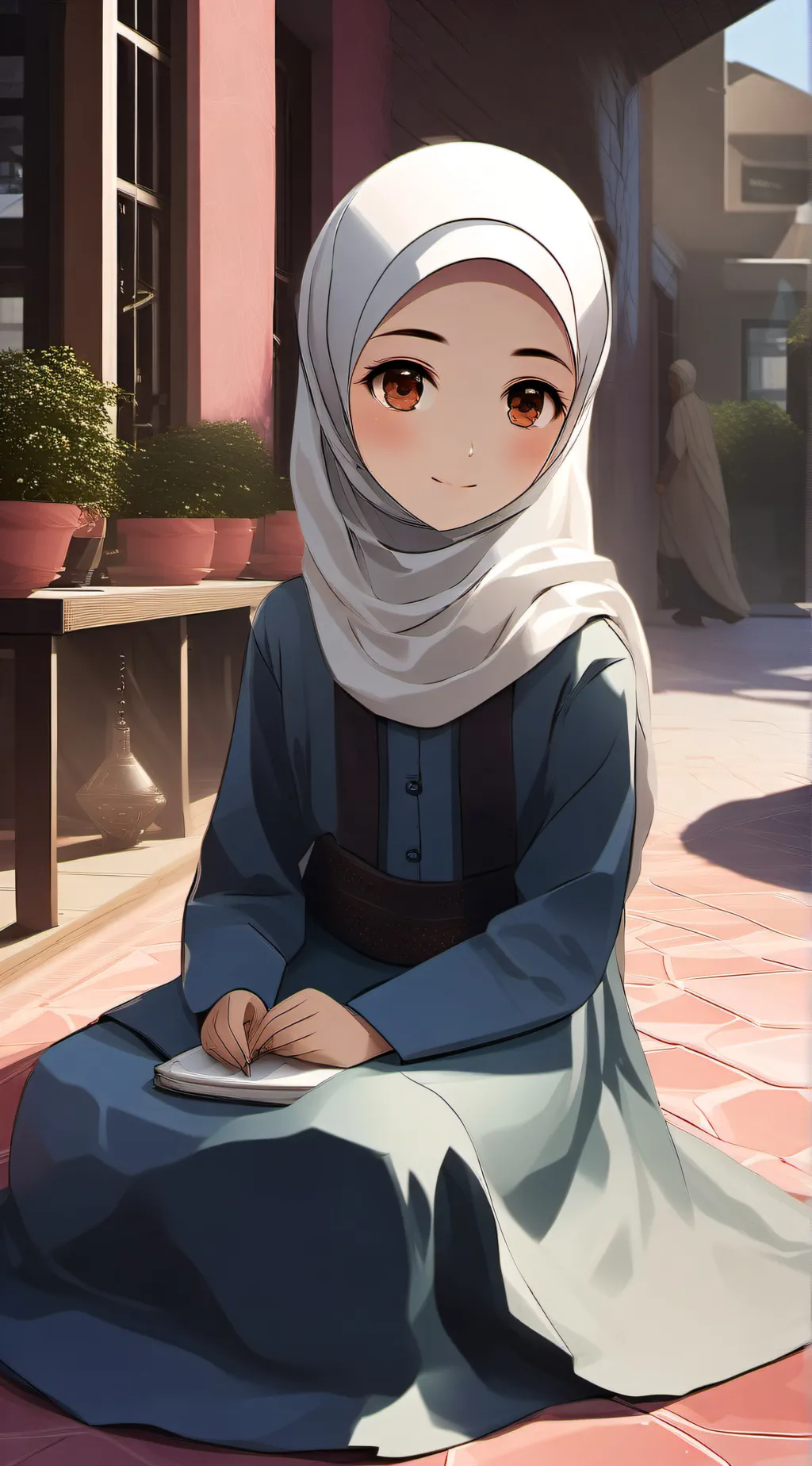 ai character: Fatima🤍 background