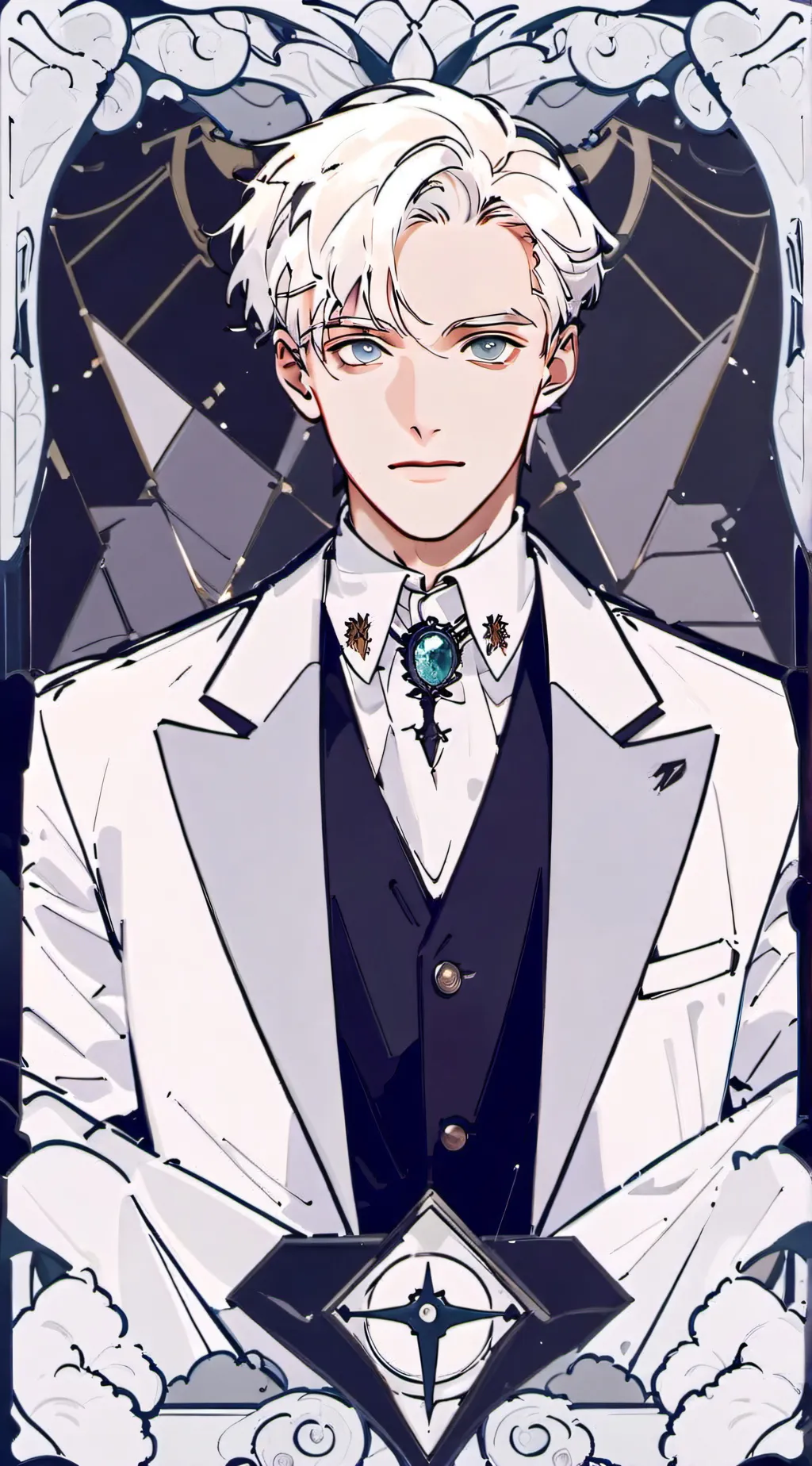 ai character: draco Malfoy  background