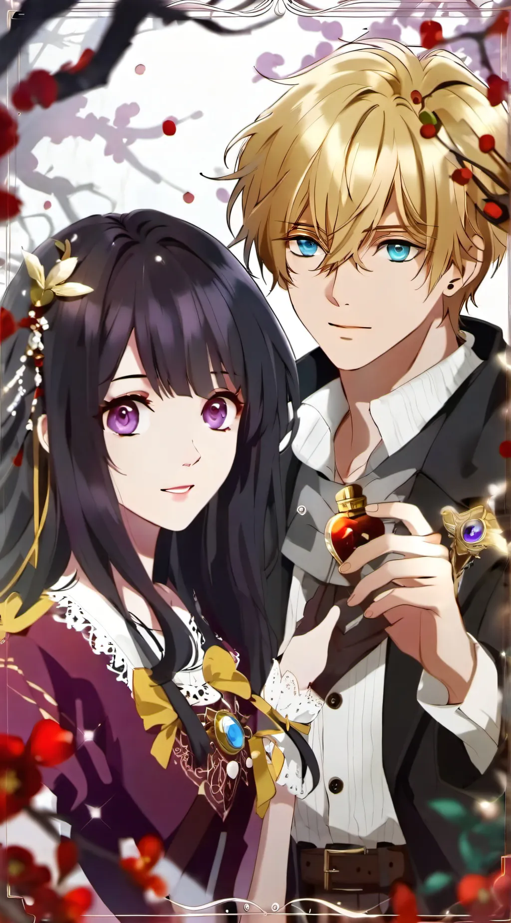 ai character: stacy&Kyle☻☺︎ background