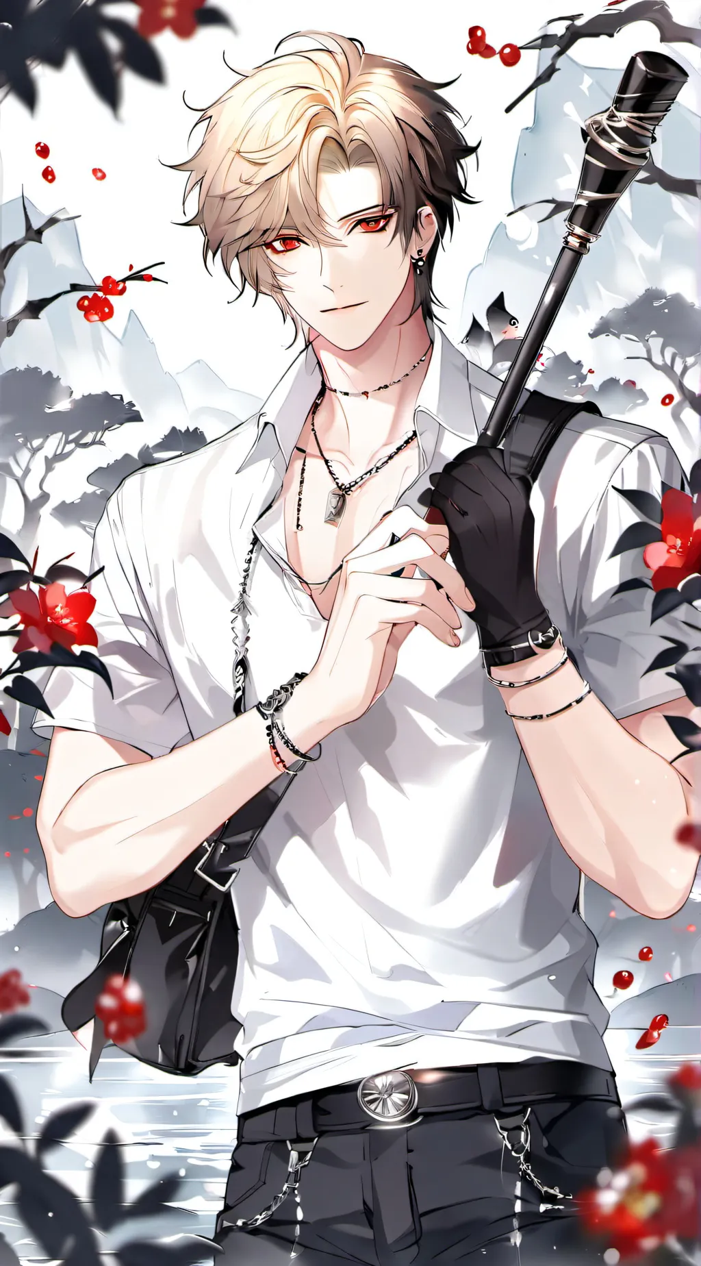 ai character: Oliver  background