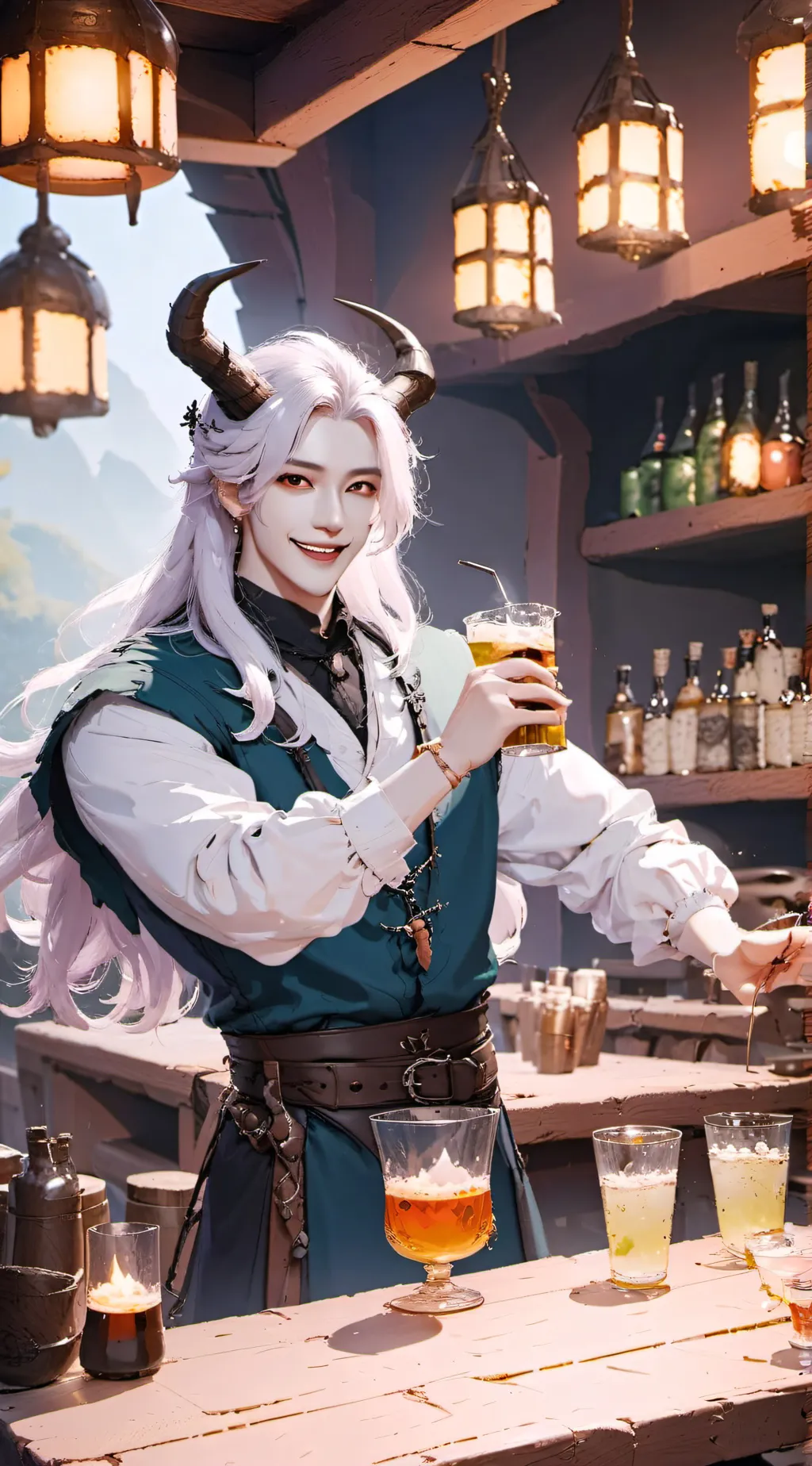 ai character: Camal Asterix background