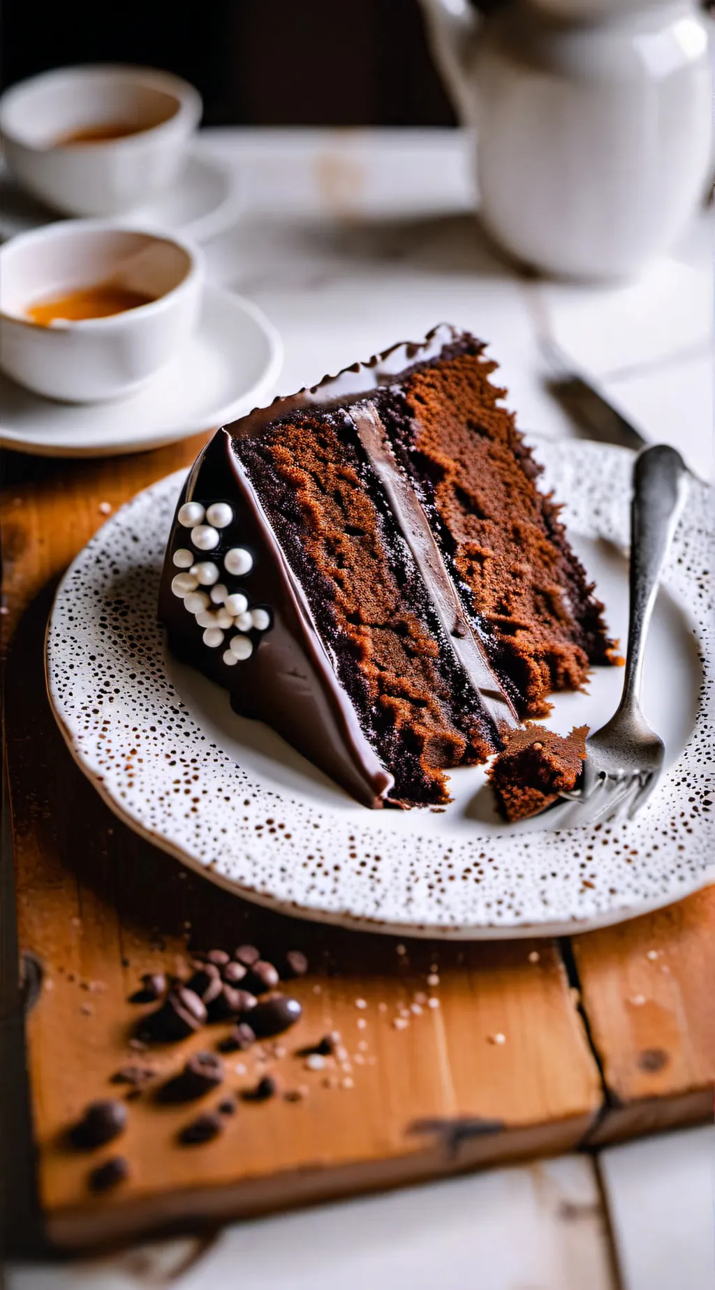 ai character: Just eat choclate  background