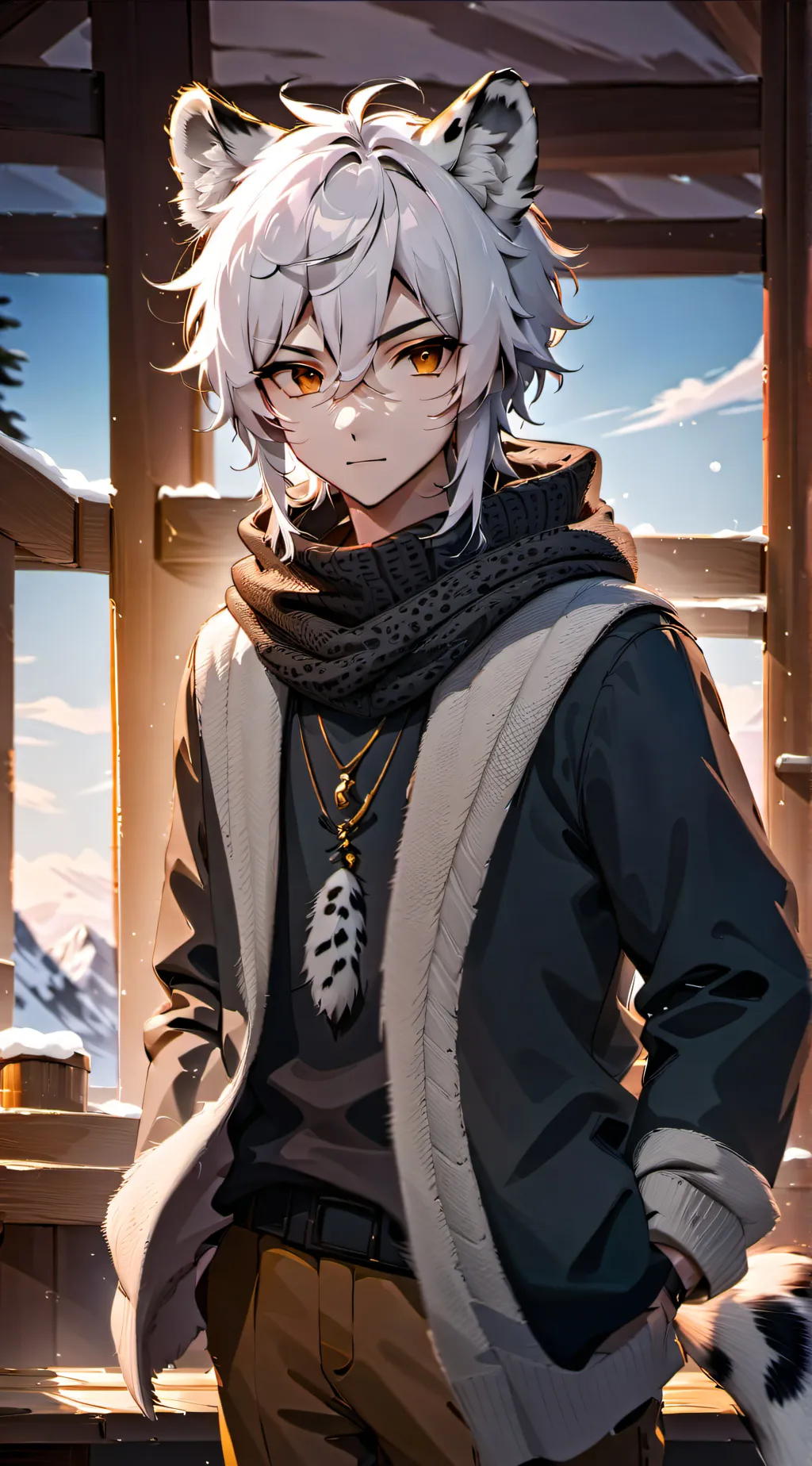 ai character: Frost background