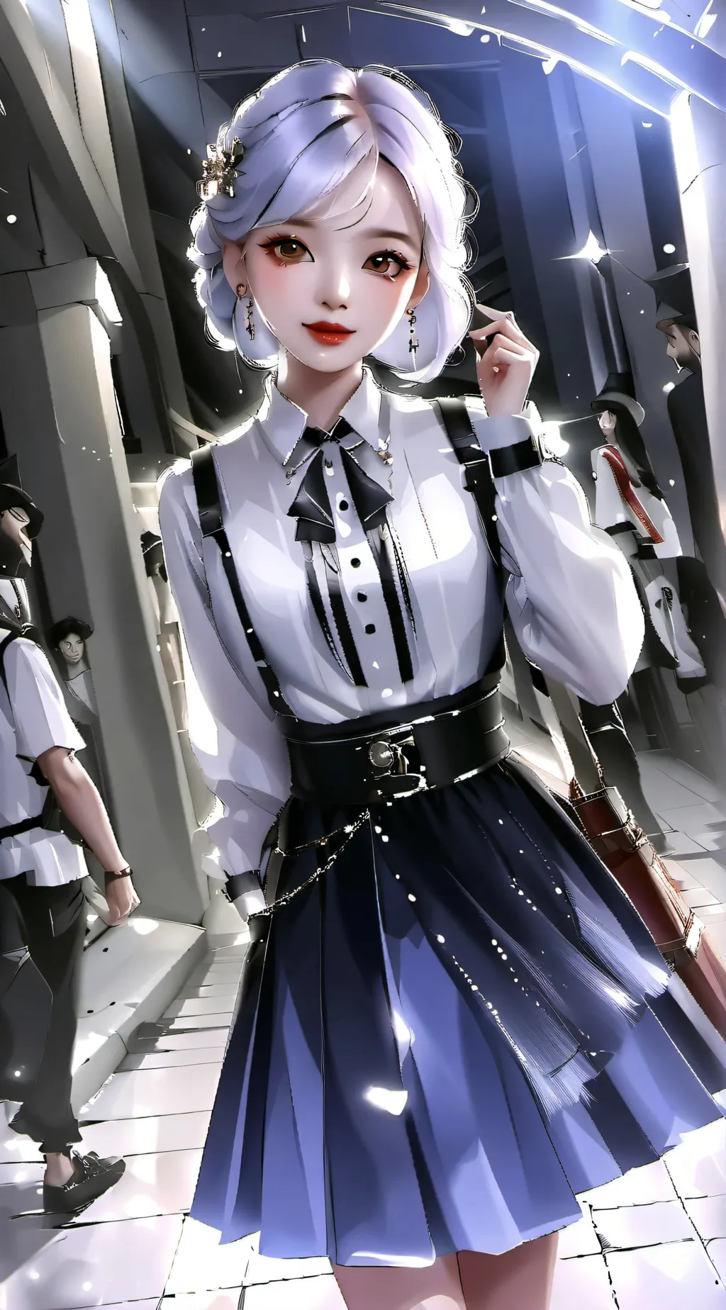 ai character: KPOP!  background