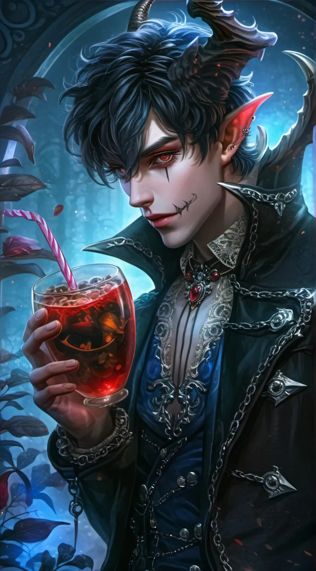 ai character: Zayne  background