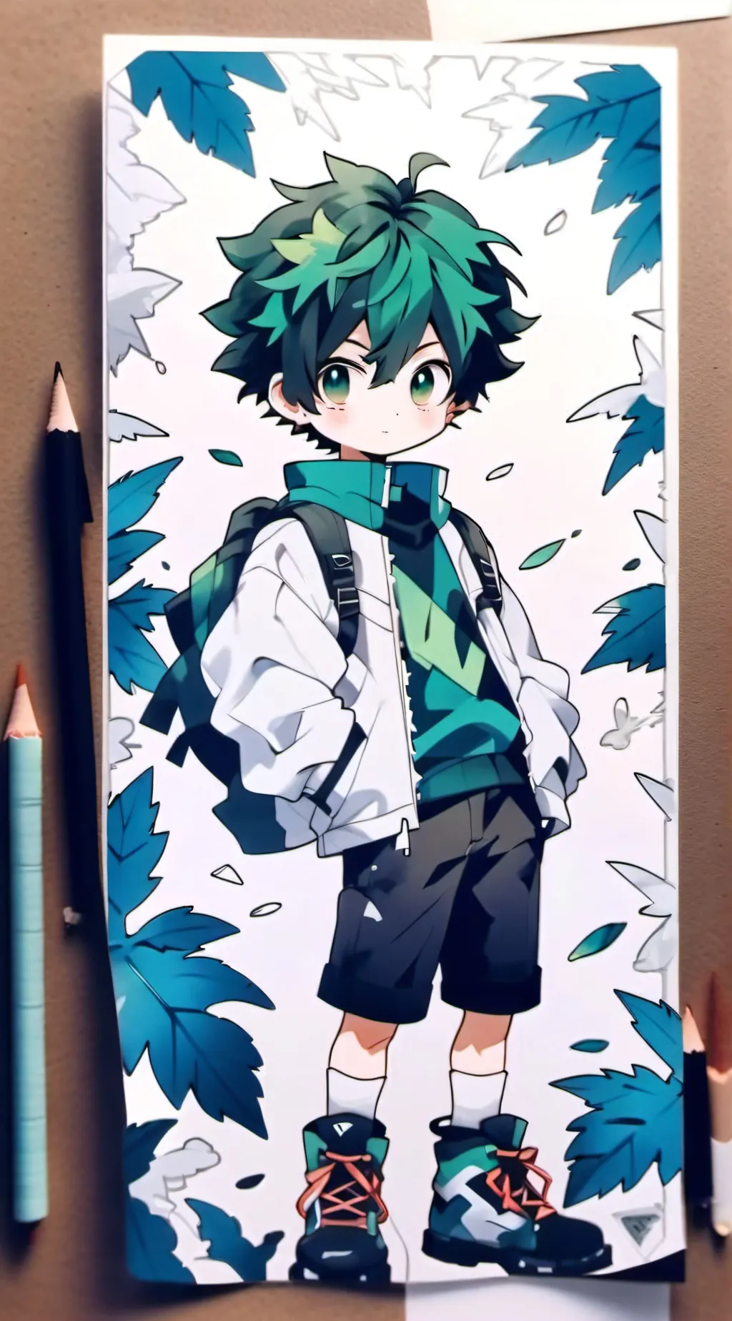 ai character: mha lily background