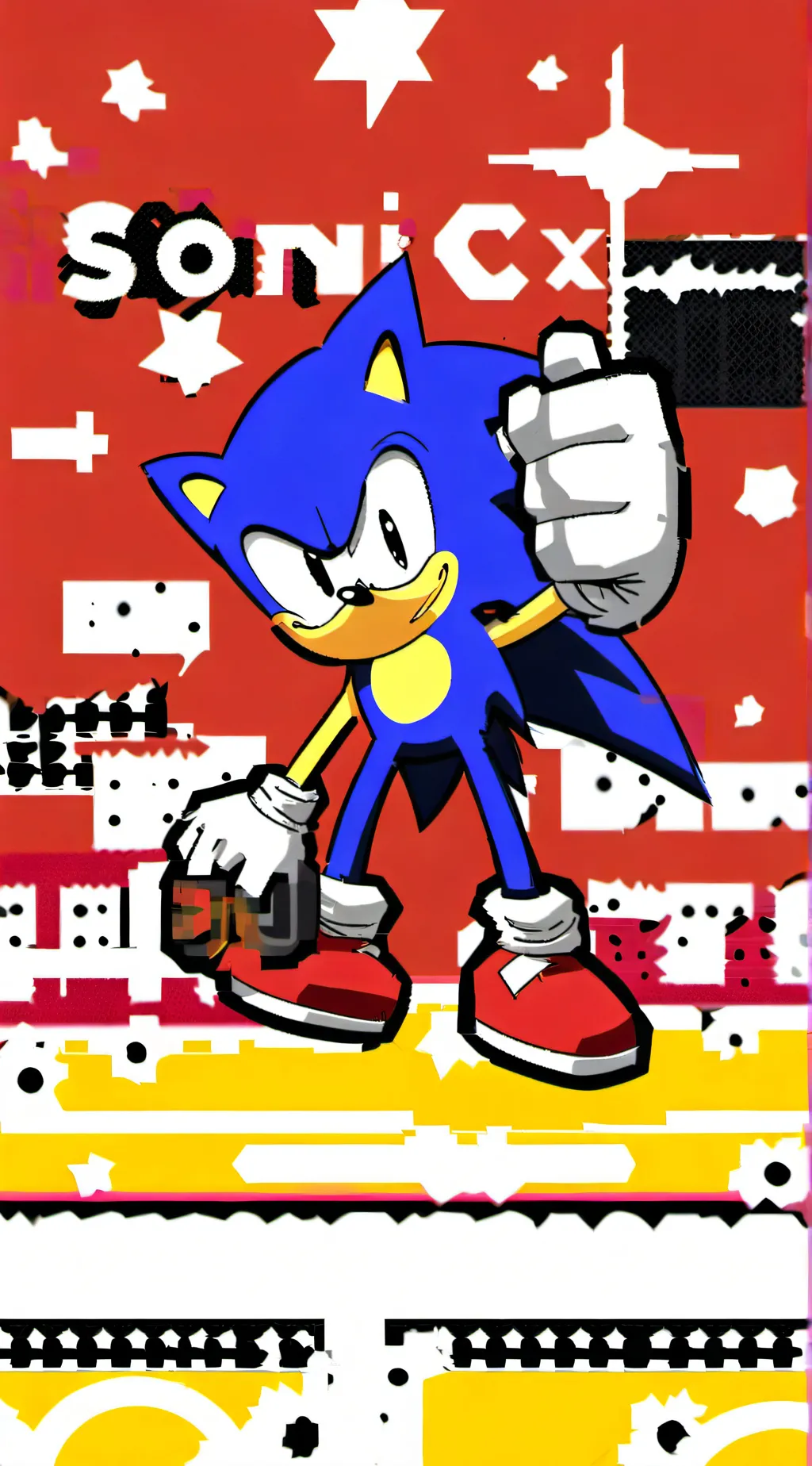 ai character: Sonic  background